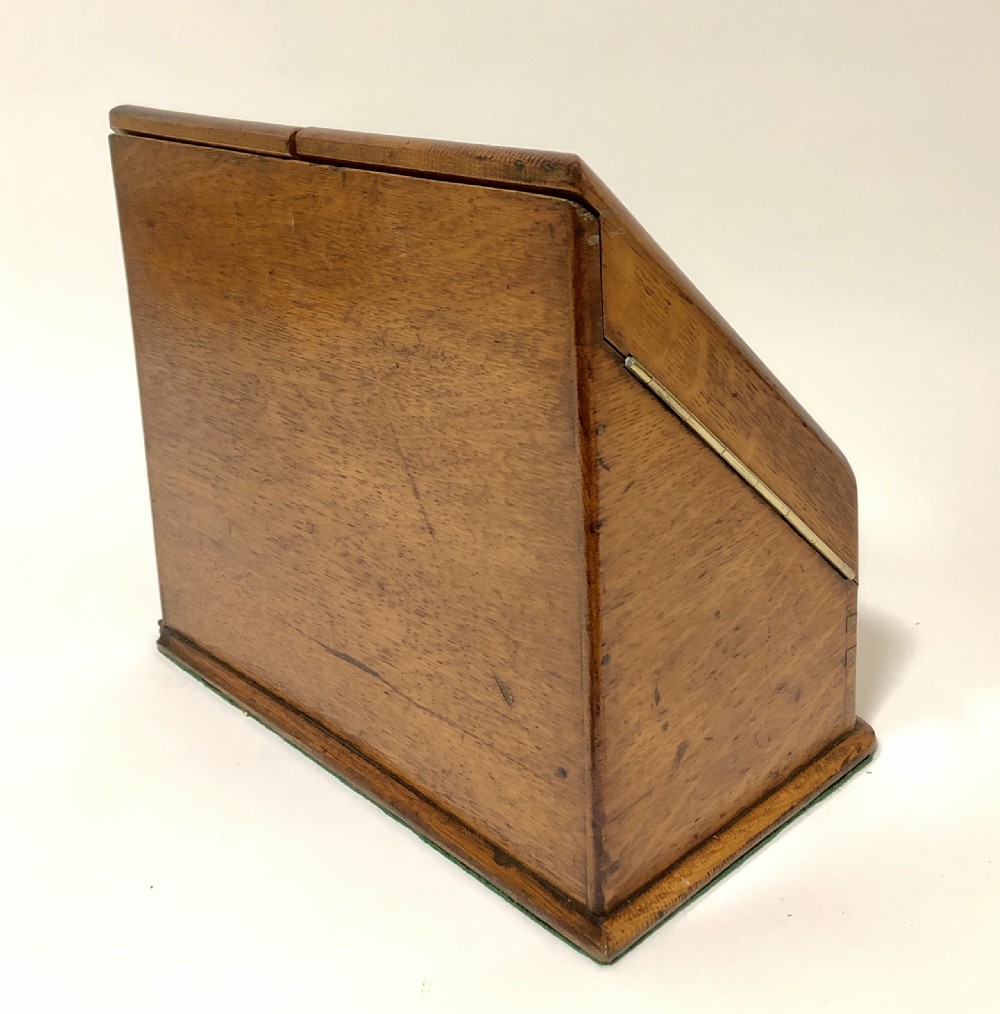 Antique Edwardian Desktop Stationery Cabinet View VIII