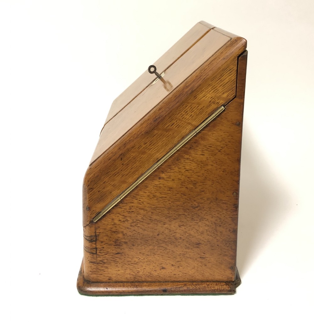 Antique Edwardian Desktop Stationery Cabinet View IX