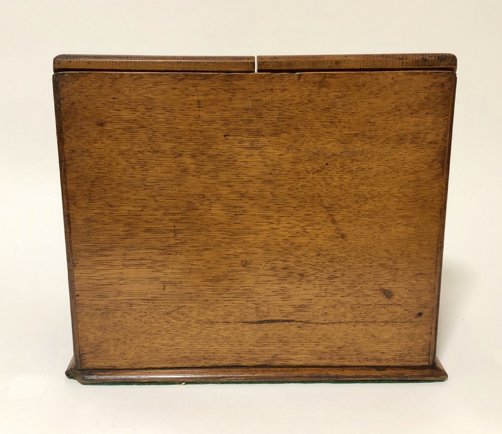 Antique Edwardian Desktop Stationery Cabinet View X