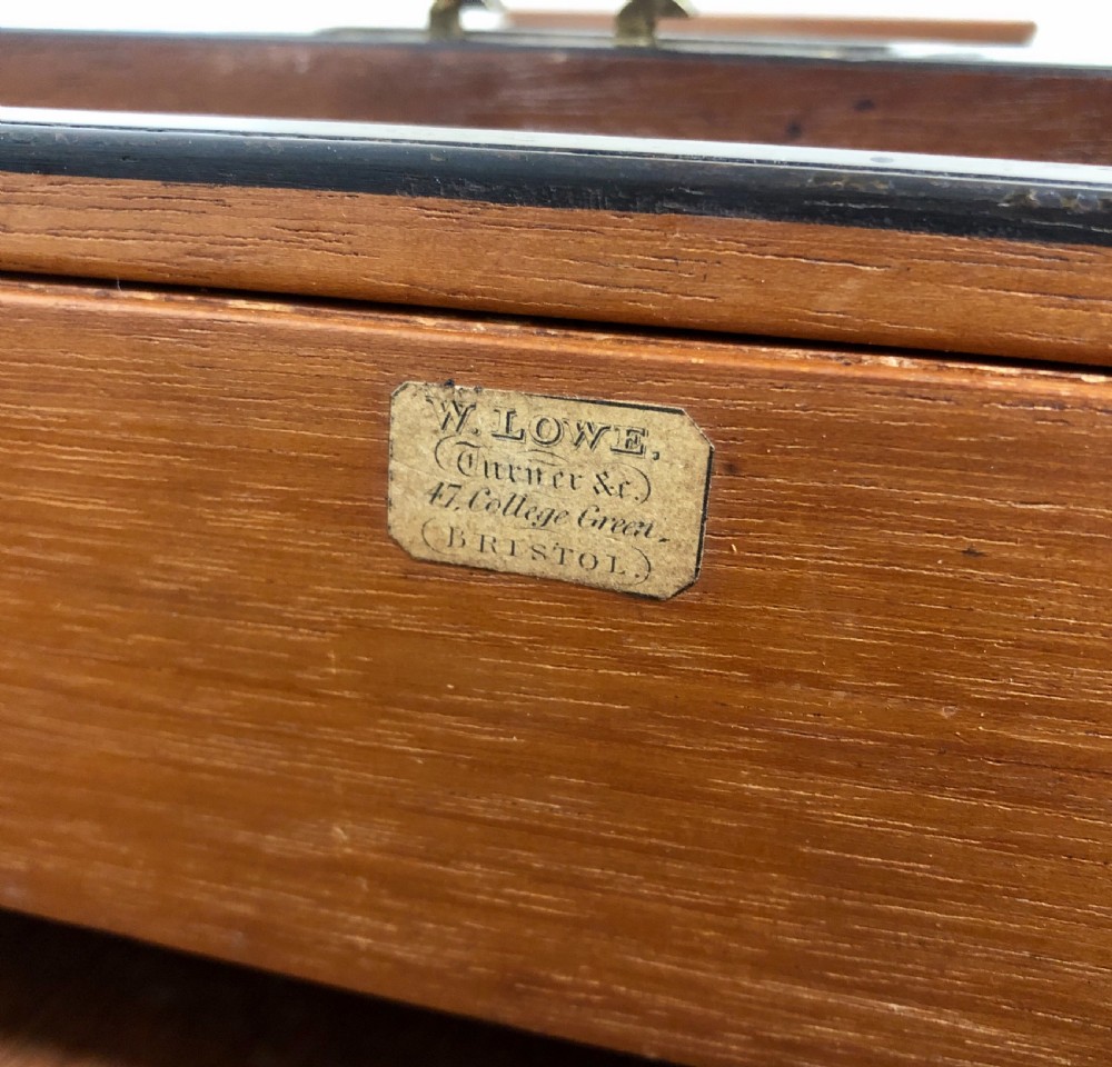 Antique Rosewood and Mother of Pearl Writing Slope Box View VII