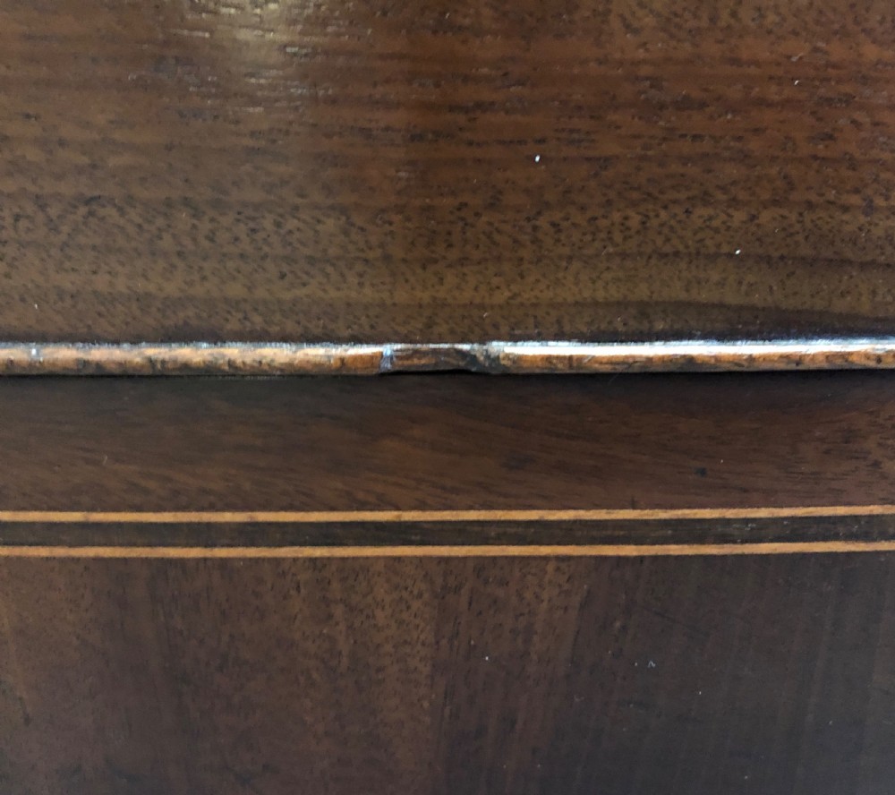 Antique Georgian Regency Mahogany Bow Front Chest of Drawers View XX