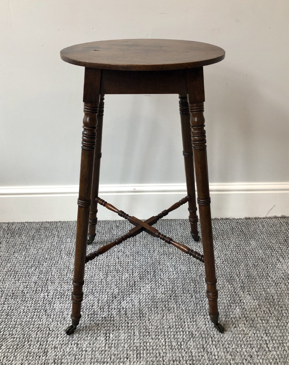 Antique Regency Mahogany Lamp Table 