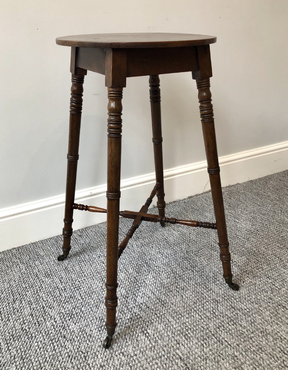 Antique Regency Mahogany Lamp Table  View II