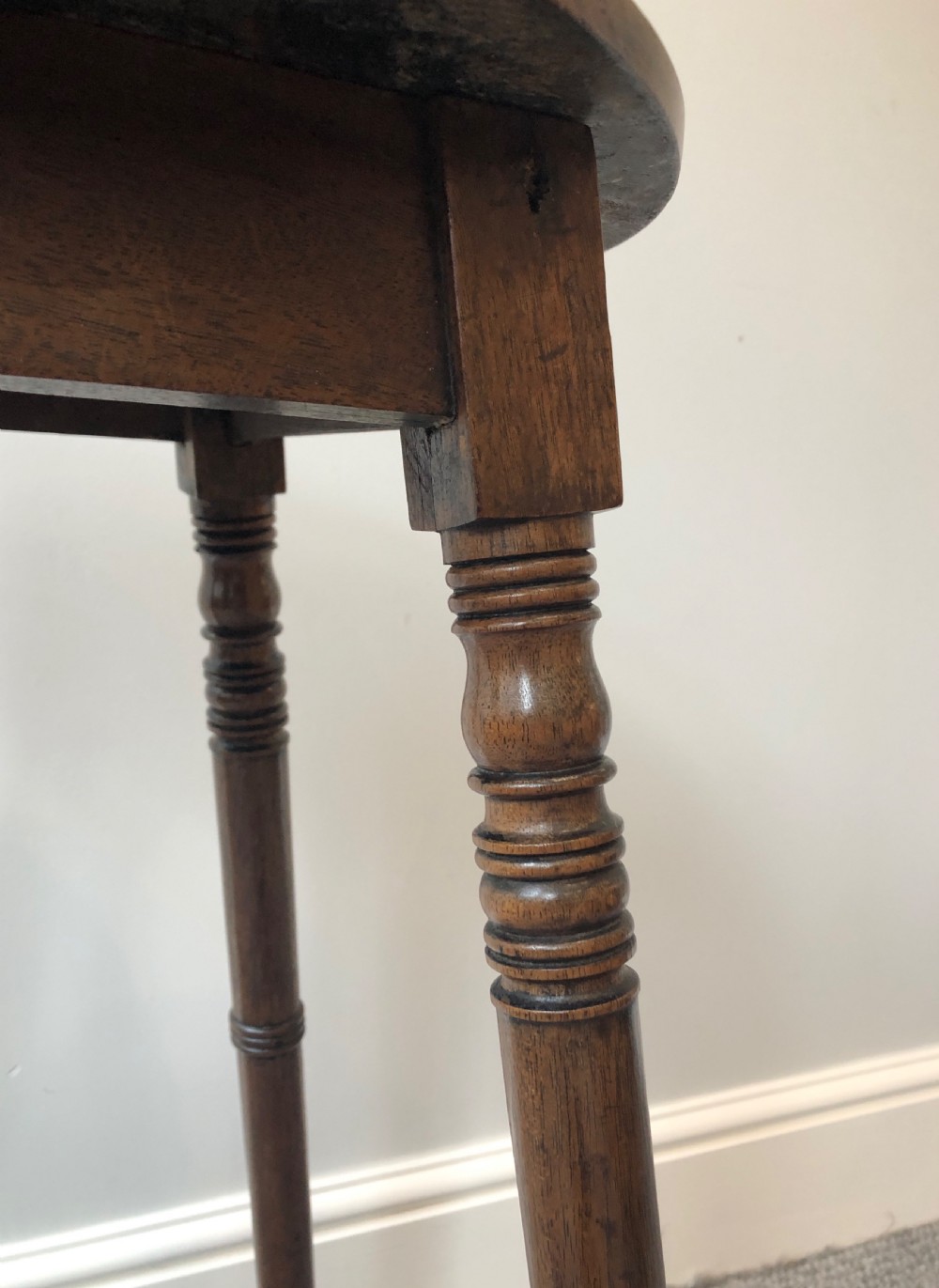 Antique Regency Mahogany Lamp Table  View V