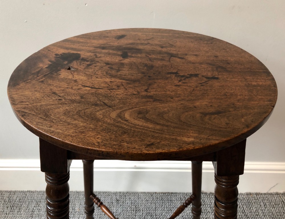 Antique Regency Mahogany Lamp Table  View VI