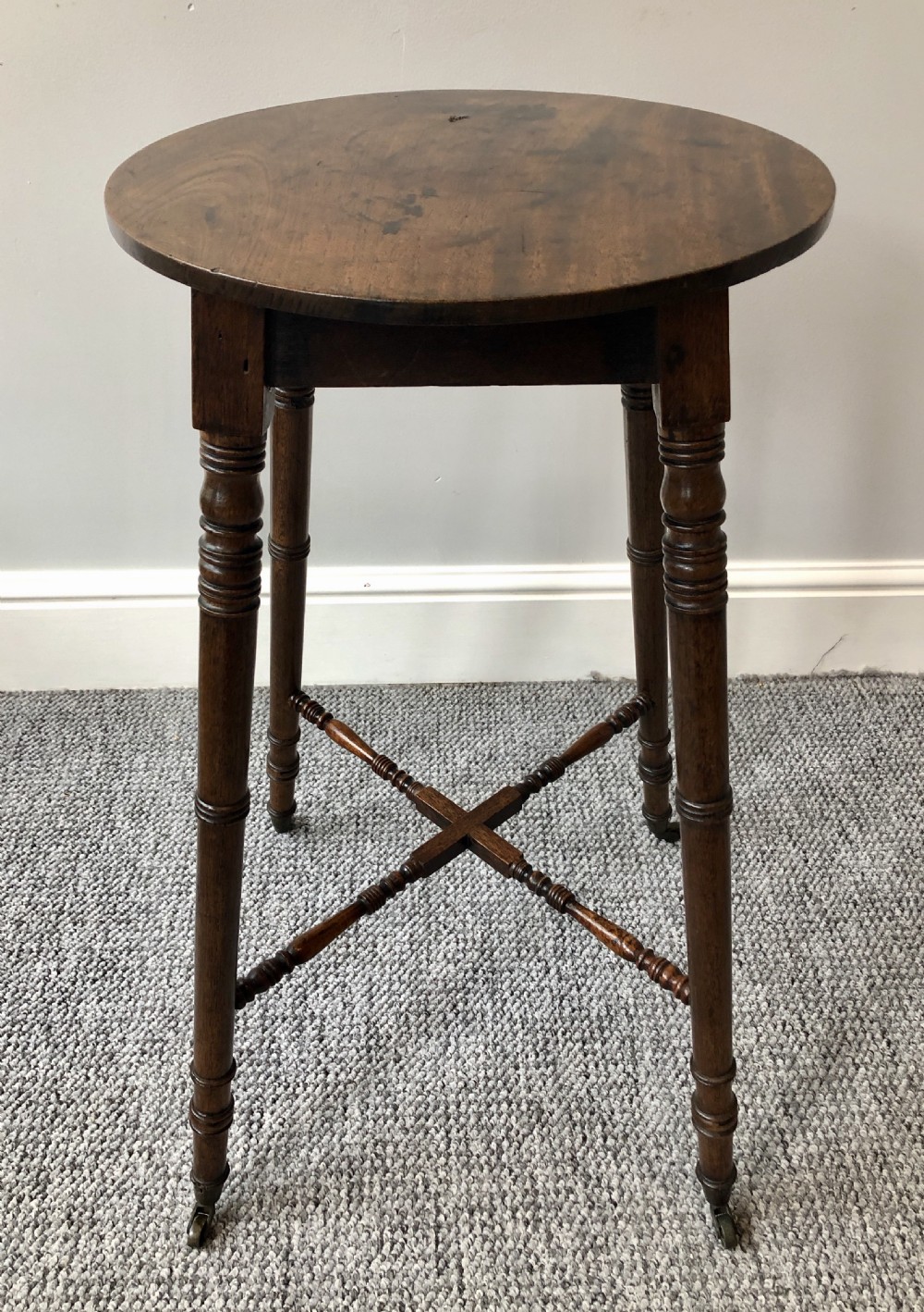 Antique Regency Mahogany Lamp Table  View VIII