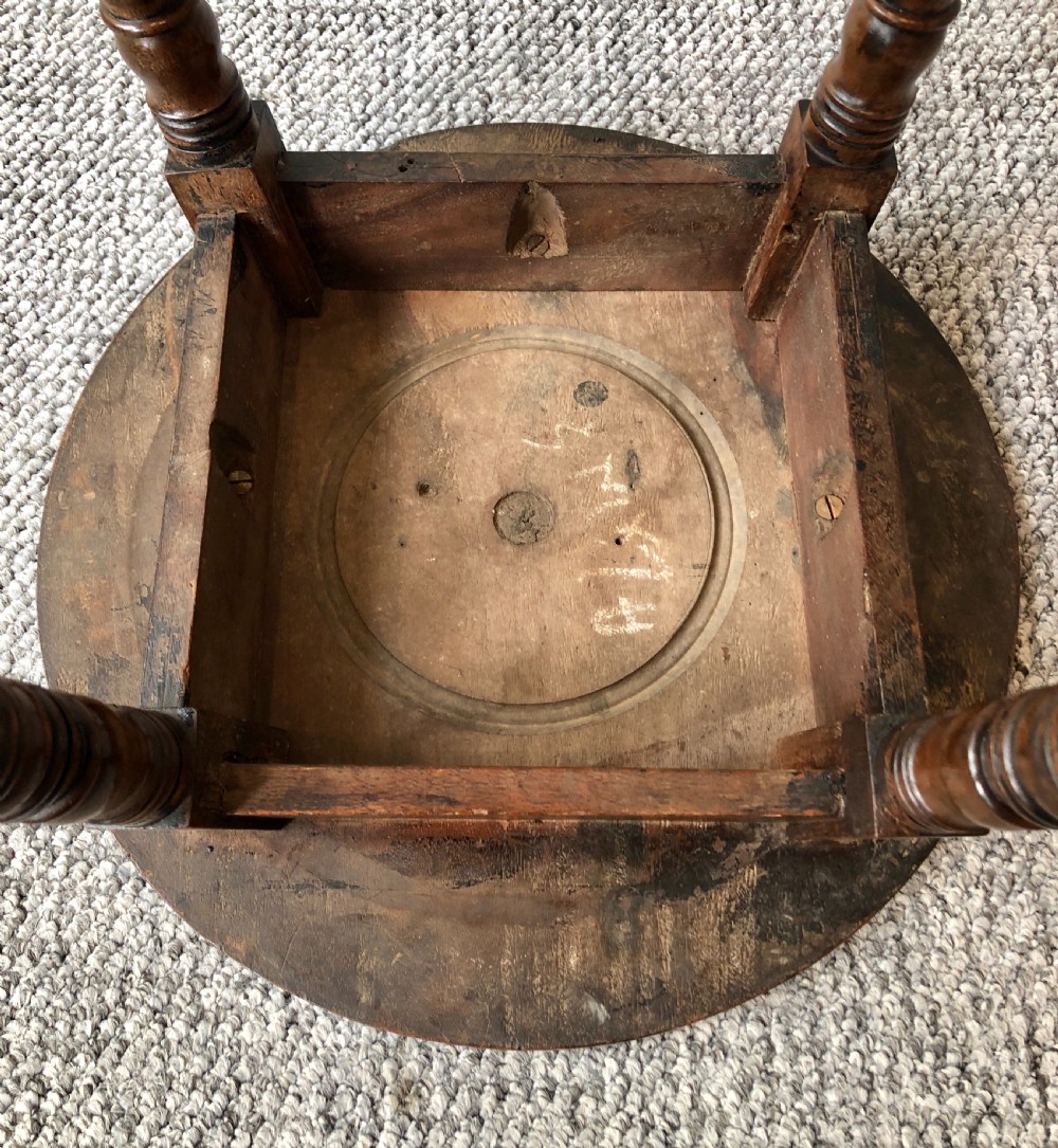Antique Regency Mahogany Lamp Table  View X