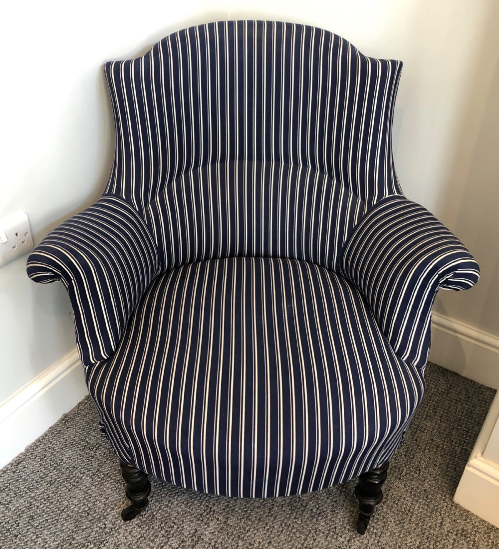 Antique French Napoleon III Armchair 