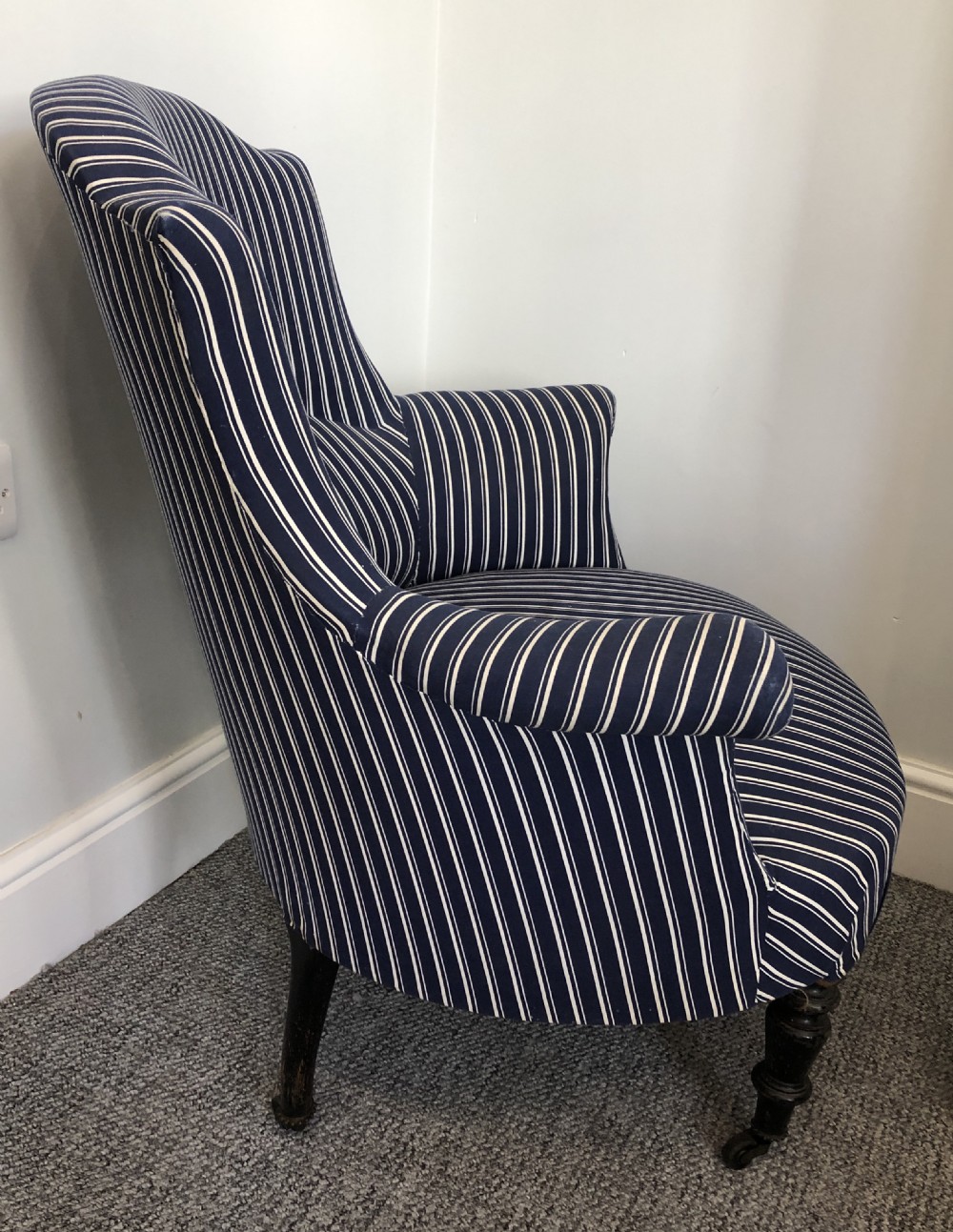 Antique French Napoleon III Armchair  View III