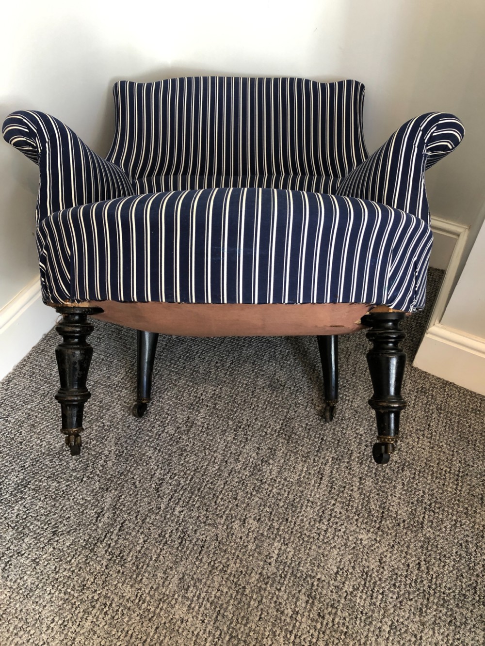 Antique French Napoleon III Armchair  View XIII