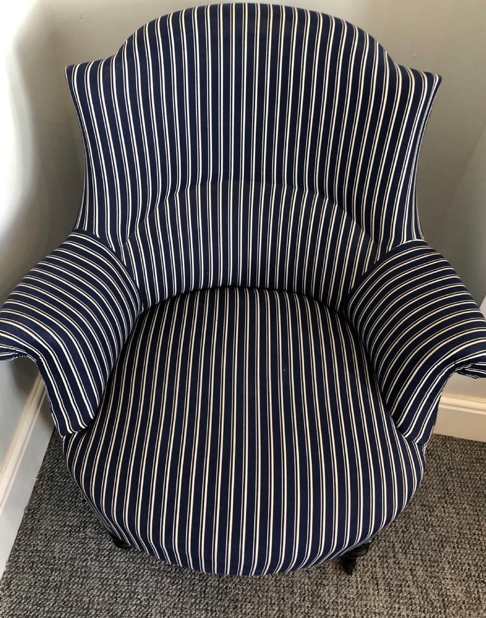 Antique French Napoleon III Armchair  View XIV