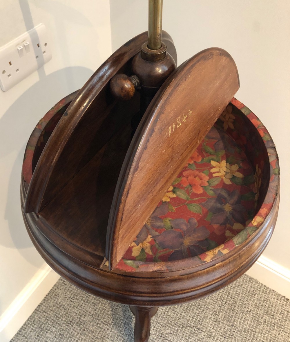 Antique Victorian Shaving Stand and Mirror View XIII