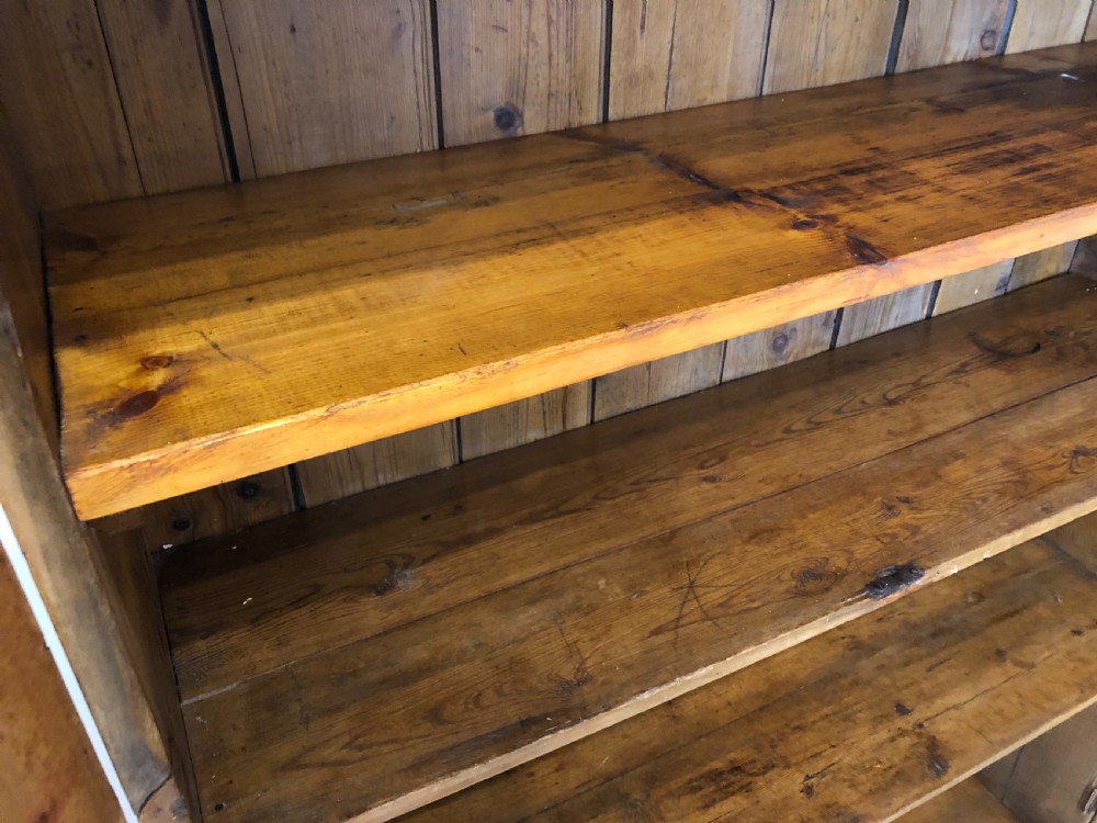 Antique Victorian Narrow Pine Cupboard View XI