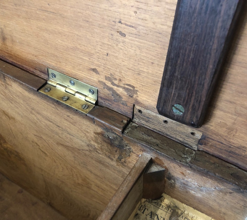 Antique Anglo Indian Brass Bound Teak Chest View X
