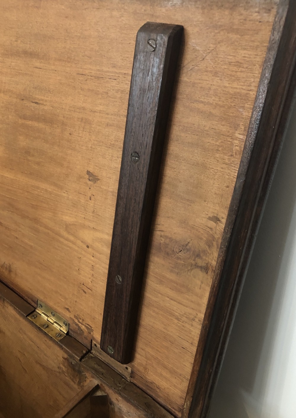 Antique Anglo Indian Brass Bound Teak Chest View XI