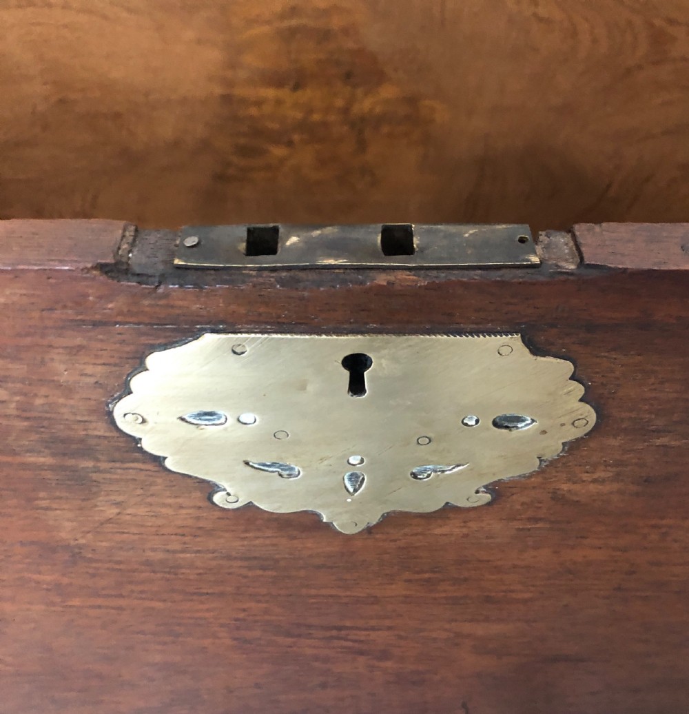 Antique Anglo Indian Brass Bound Teak Chest View XX