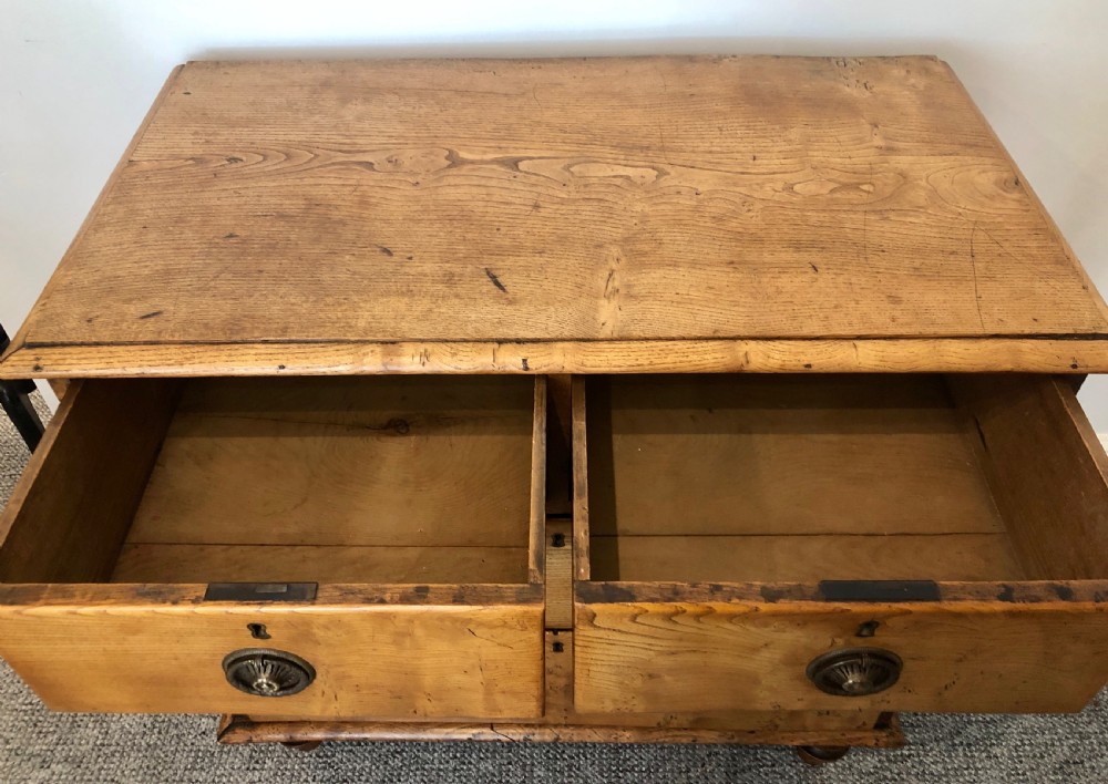 Small Antique Elm Chest of Drawers View XV