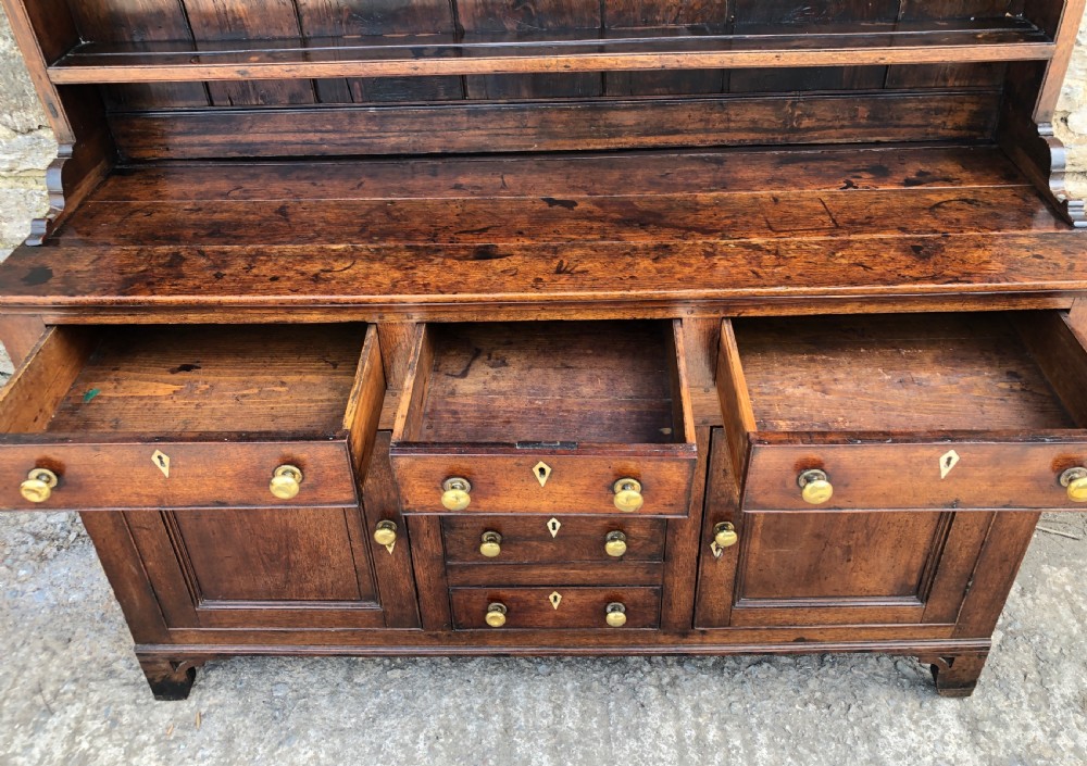 Antique Georgian Welsh Oak Dresser View X