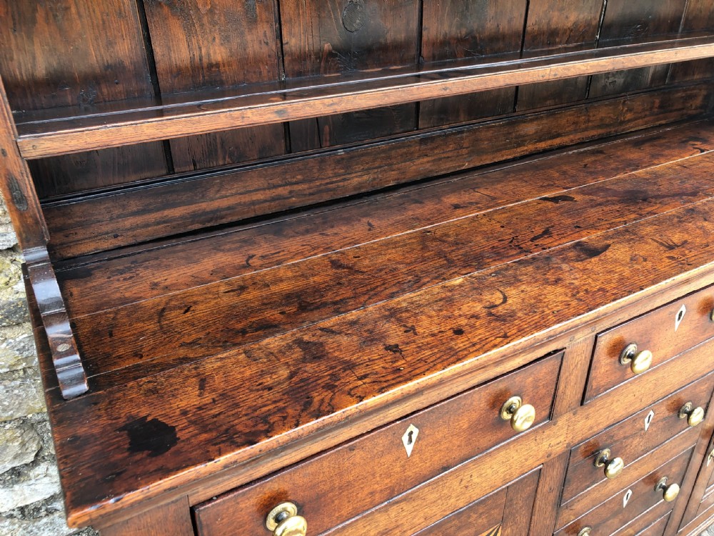 Antique Georgian Welsh Oak Dresser View XIV