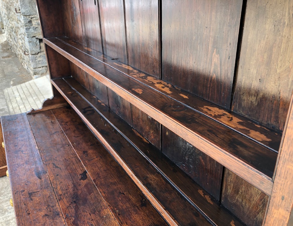 Antique Georgian Welsh Oak Dresser View XVI