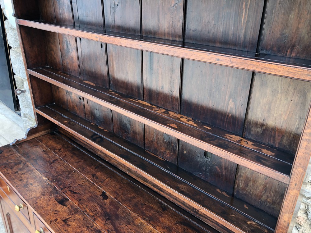 Antique Georgian Welsh Oak Dresser View XXI