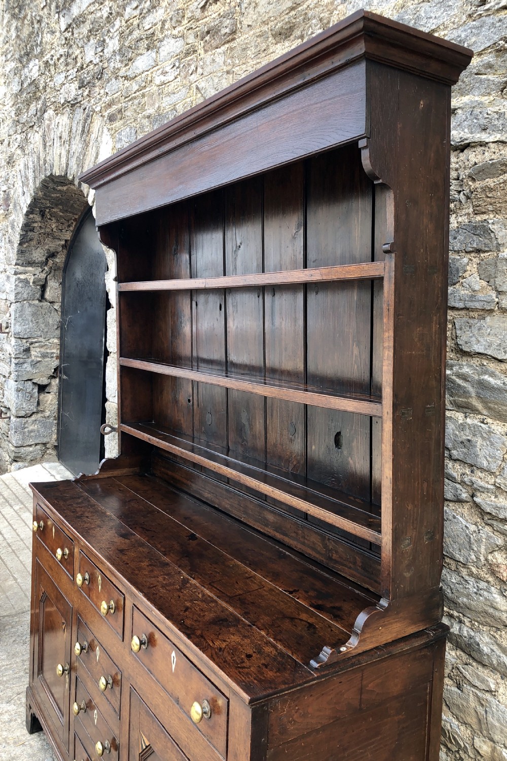 Antique Georgian Welsh Oak Dresser View XXIII