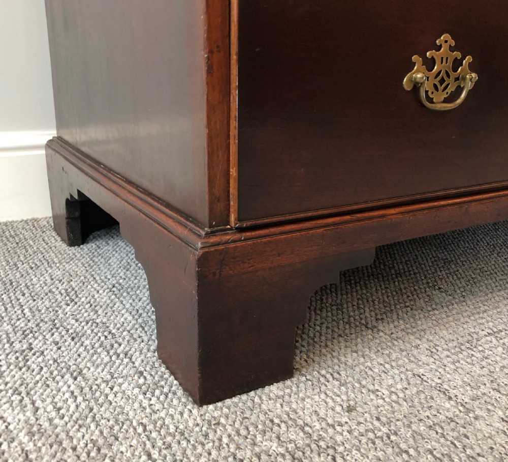 Antique Georgian Mahogany Chest on Chest with Brushing Slide View X