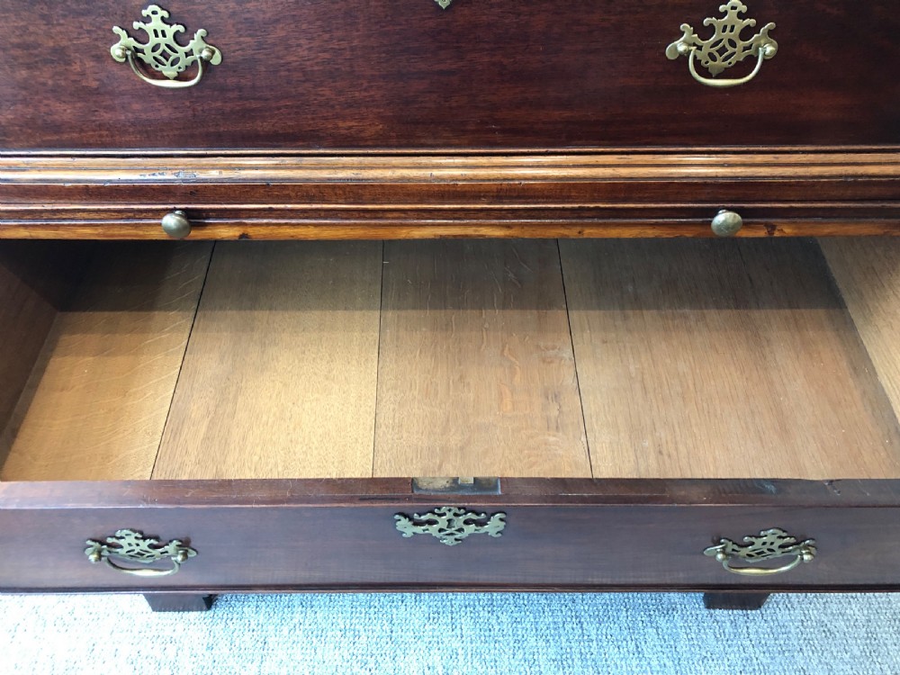 Antique Georgian Mahogany Chest on Chest with Brushing Slide View XII