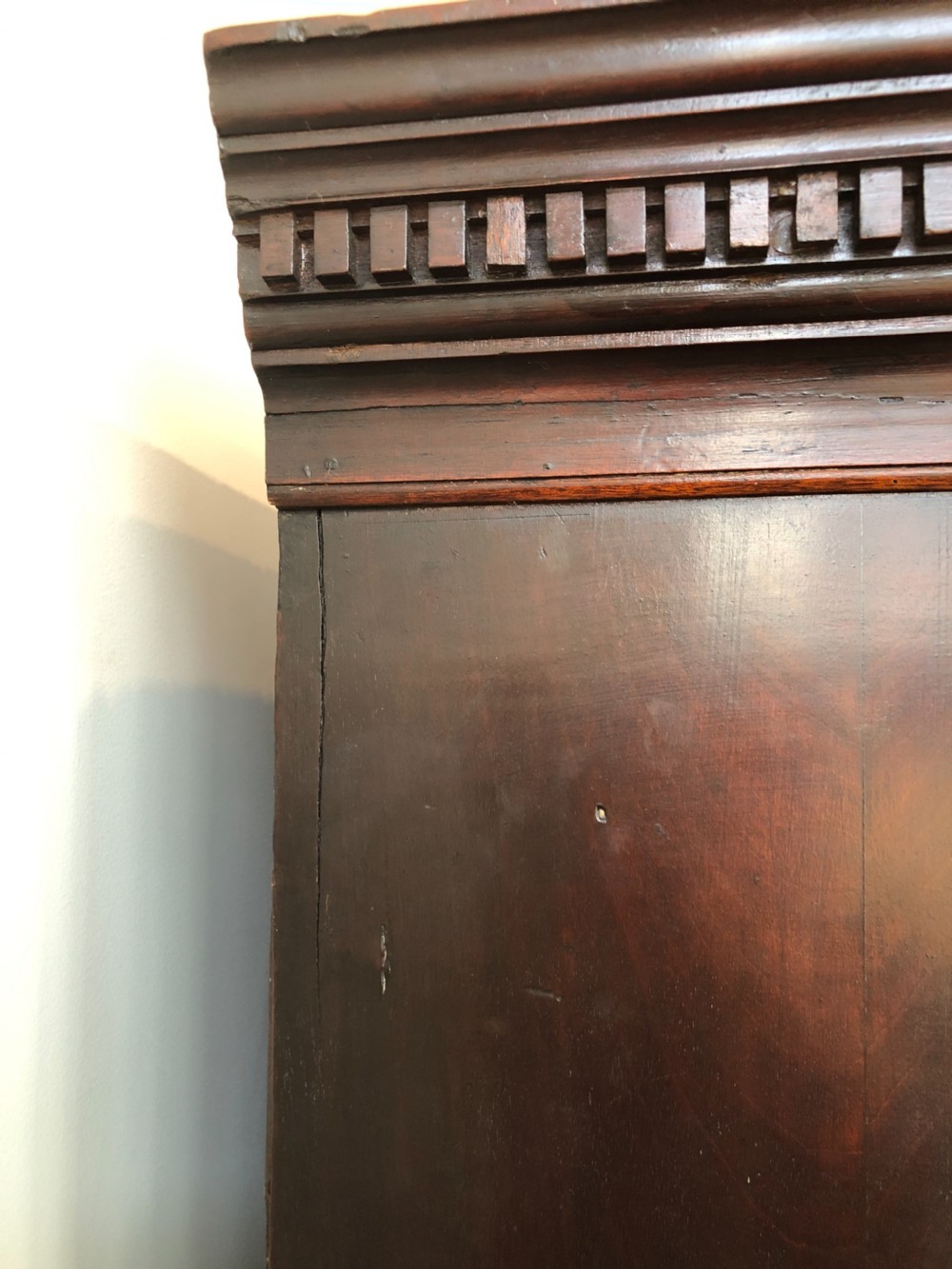 Antique Georgian Mahogany Chest on Chest with Brushing Slide View XV