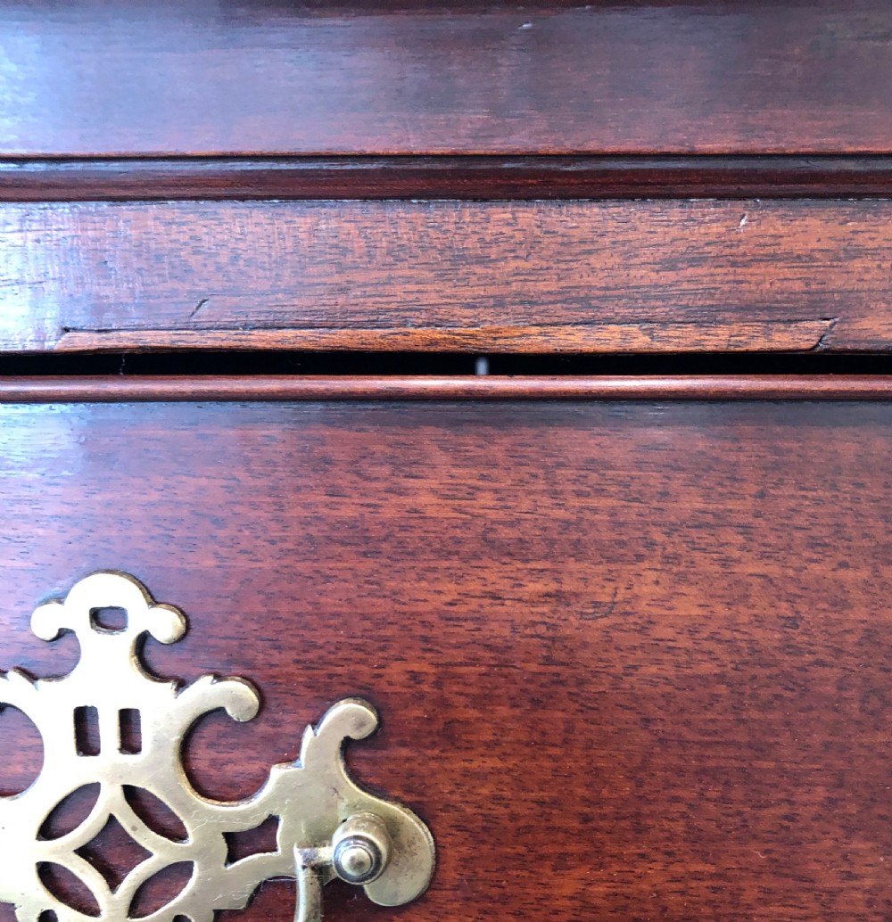 Antique Georgian Mahogany Chest on Chest with Brushing Slide View XVI