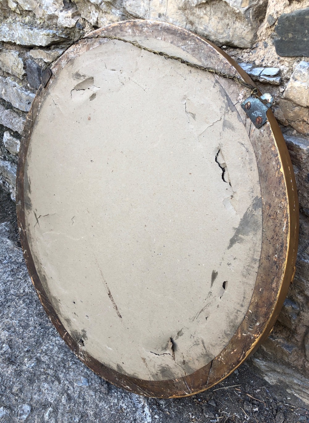 Antique Regency Gilt Convex Wall Mirror View XIII