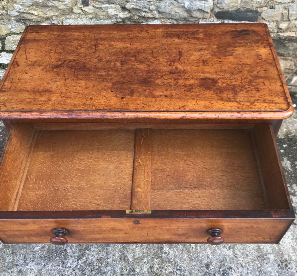 Small Antique Victorian Mahogany Chest of Drawers View V