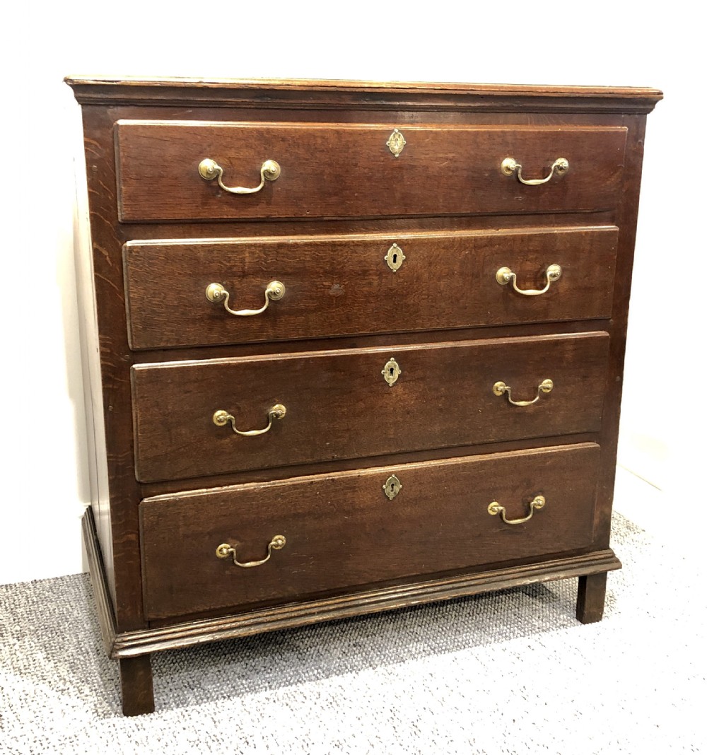 Antique 18th Century Oak Chest of Drawers View II