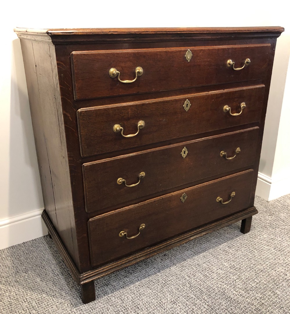 Antique 18th Century Oak Chest of Drawers View IV
