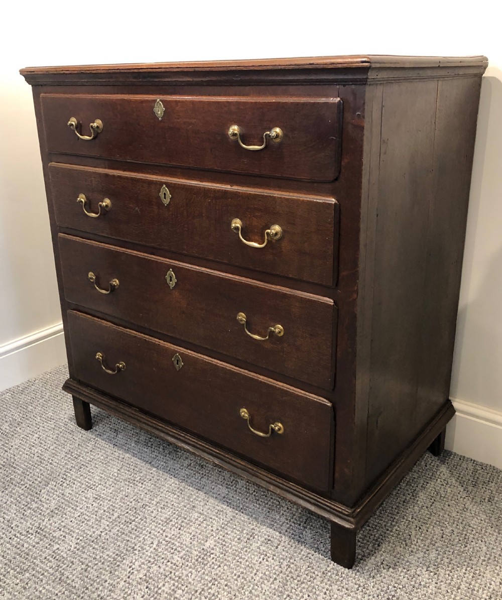 Antique 18th Century Oak Chest of Drawers View V