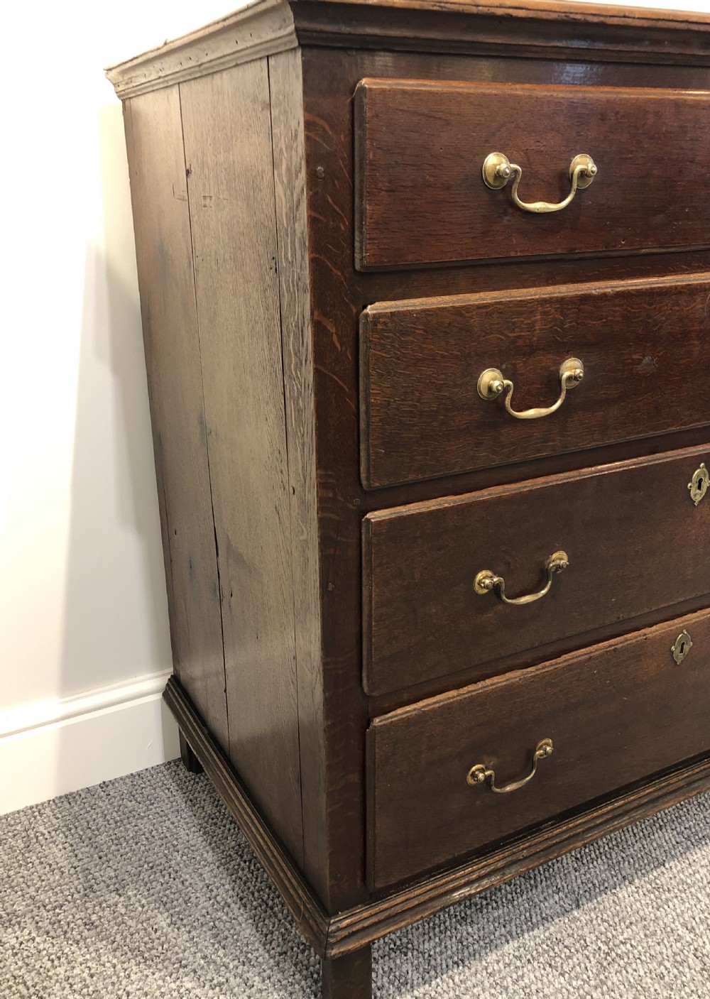 Antique 18th Century Oak Chest of Drawers View IX