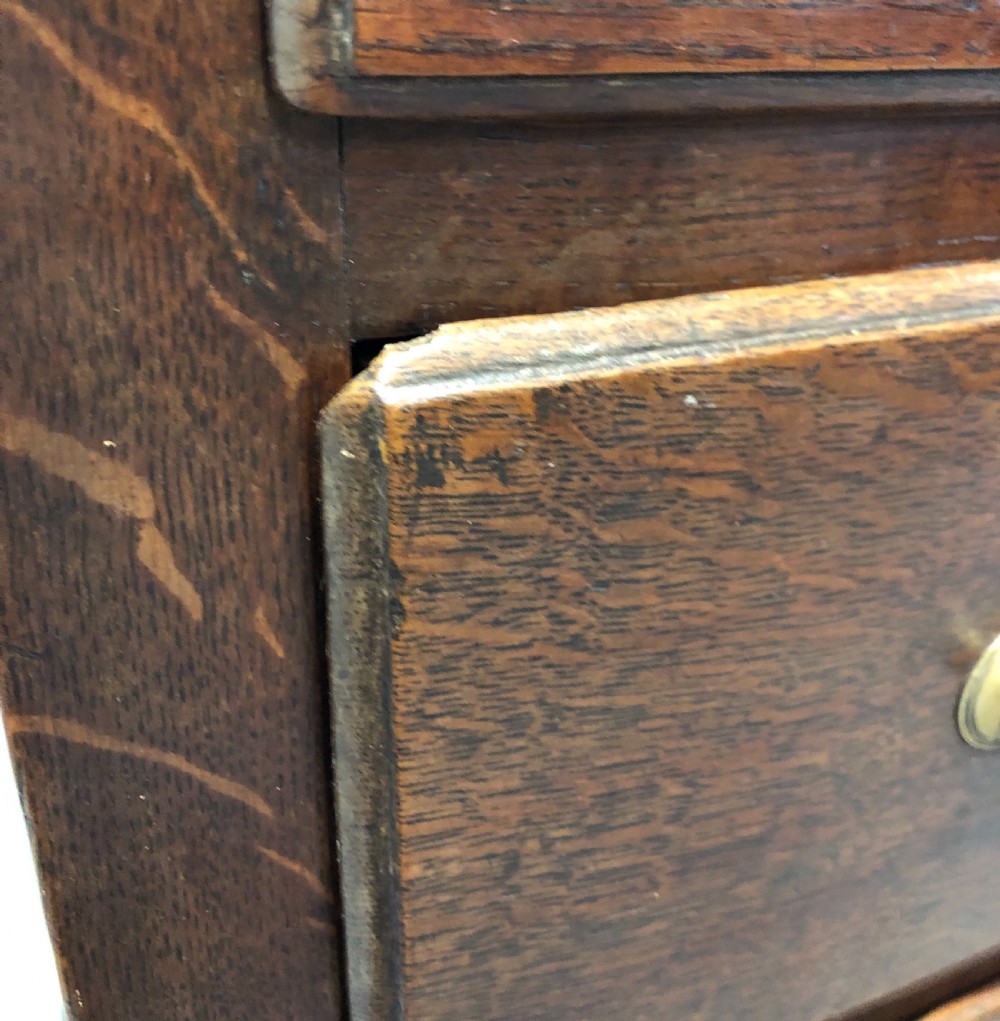 Antique 18th Century Oak Chest of Drawers View X