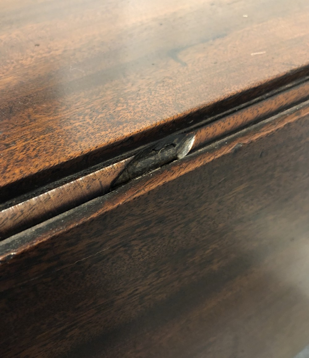 Antique Victorian Mahogany Drop Flap Side Table View XVIII