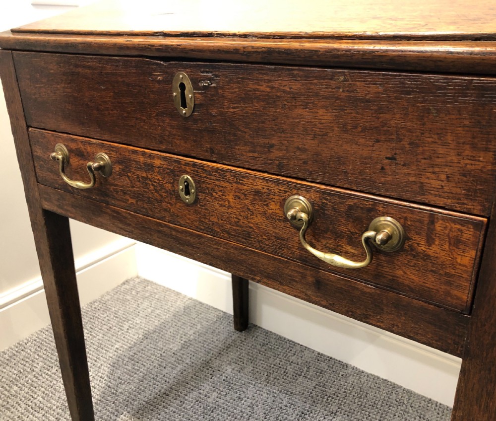 Antique Georgian 18th Century Oak Clerks Desk View VI