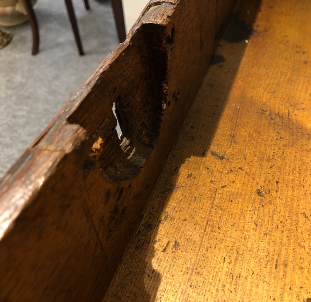 Antique Georgian 18th Century Oak Clerks Desk View XIV