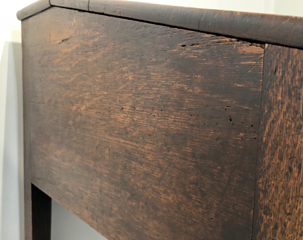 Antique Georgian 18th Century Oak Clerks Desk View XVIII