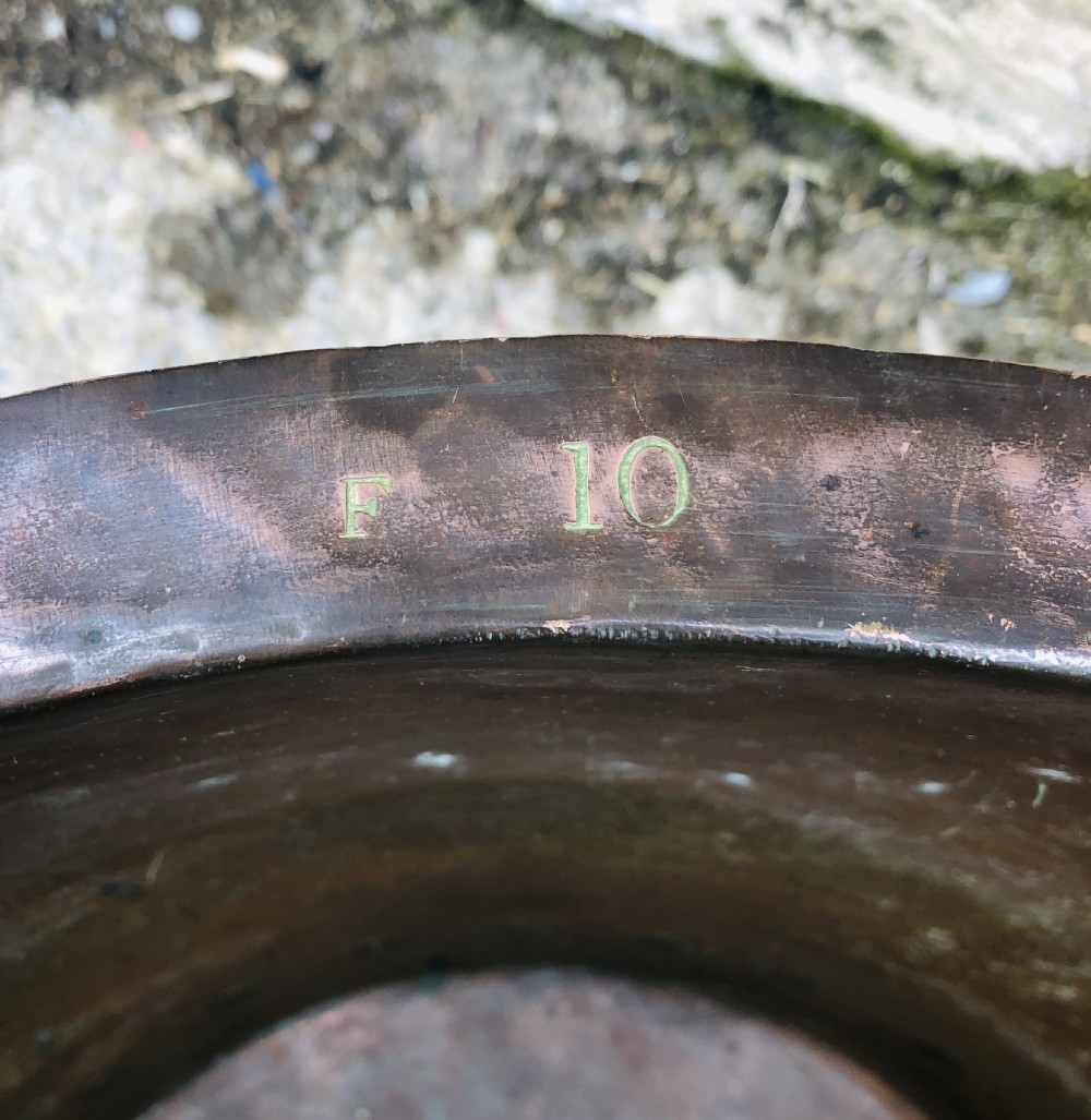 Large Antique Riveted Copper Boiler  View VI