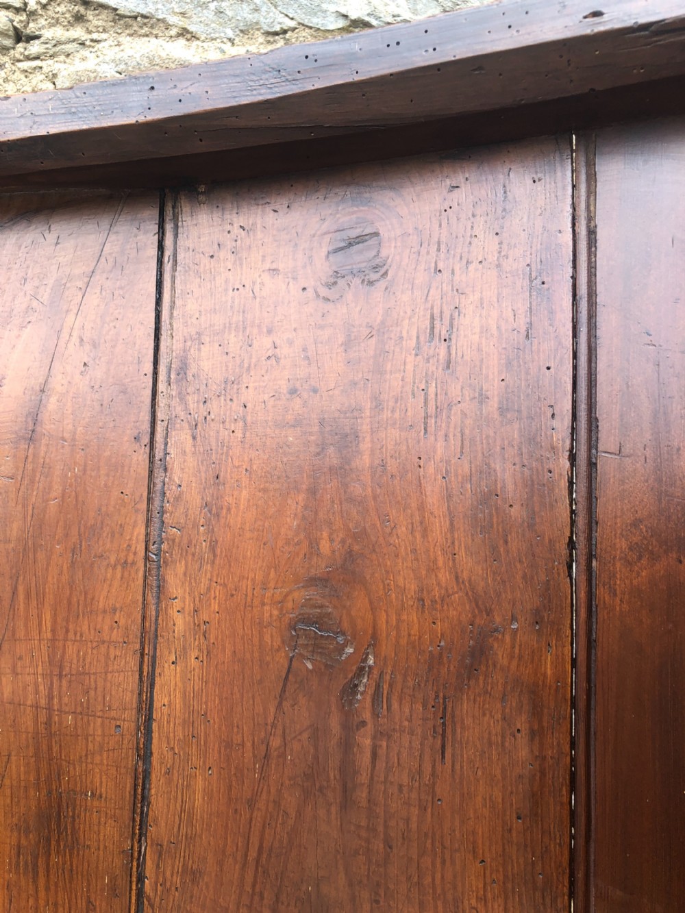 Antique Oak and Pine High Back Westcountry Tavern Settle  View XIII