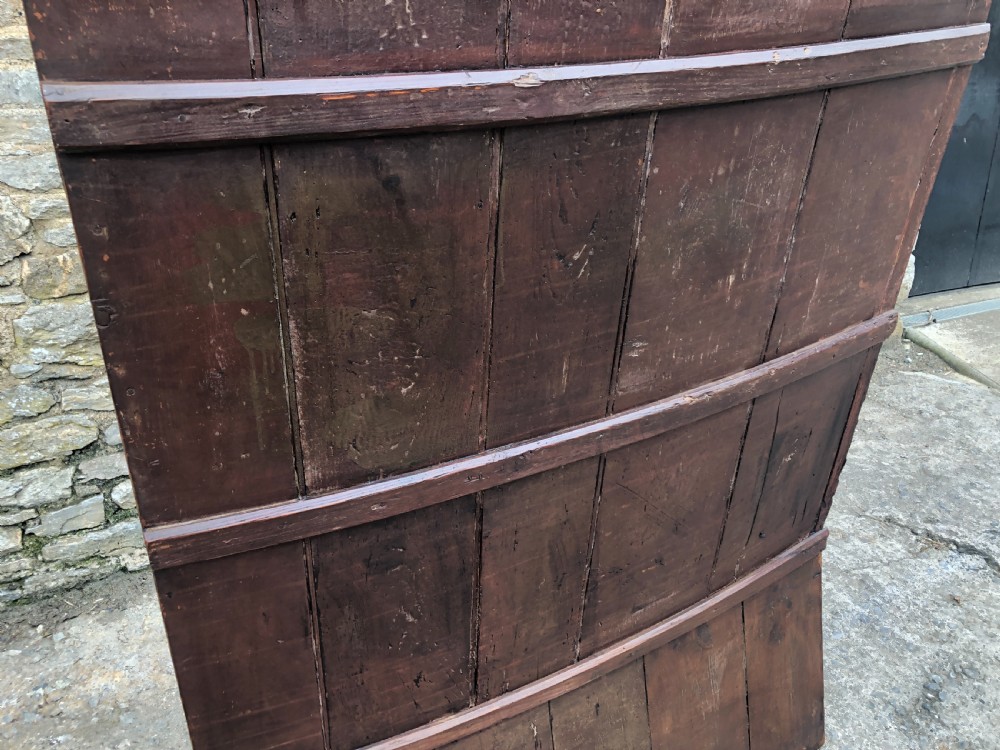 Antique Oak and Pine High Back Westcountry Tavern Settle  View XV