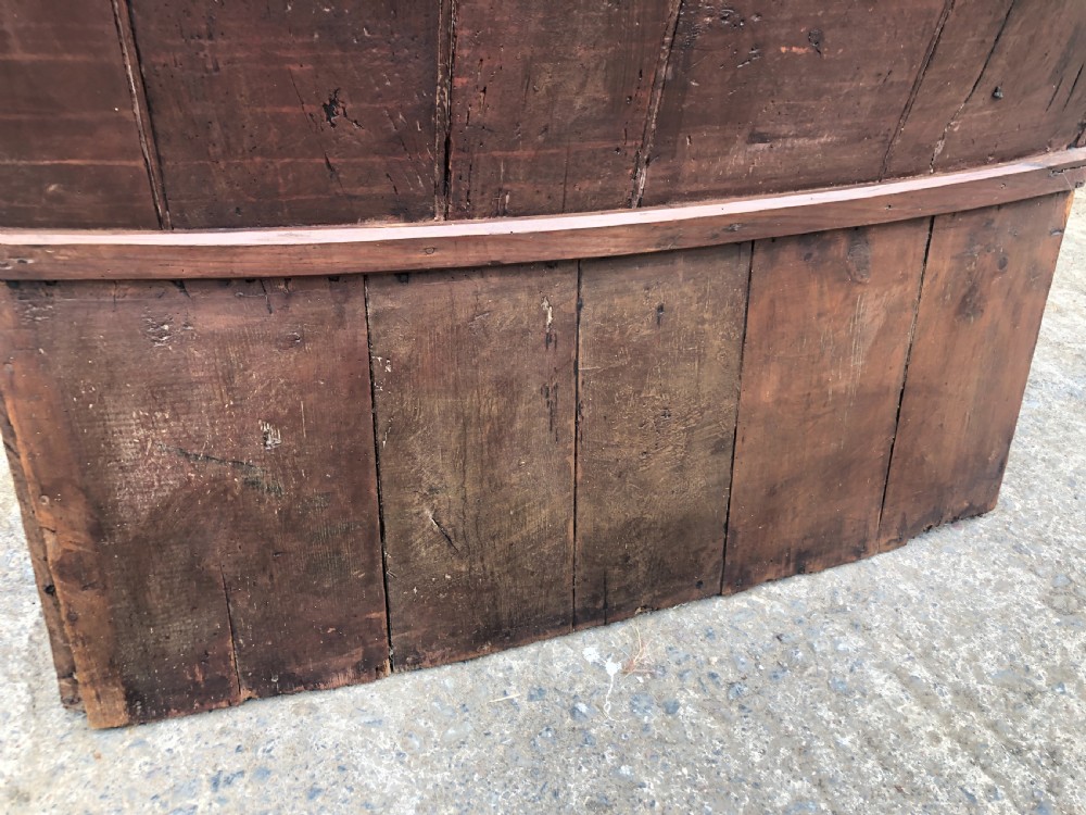 Antique Oak and Pine High Back Westcountry Tavern Settle  View XX