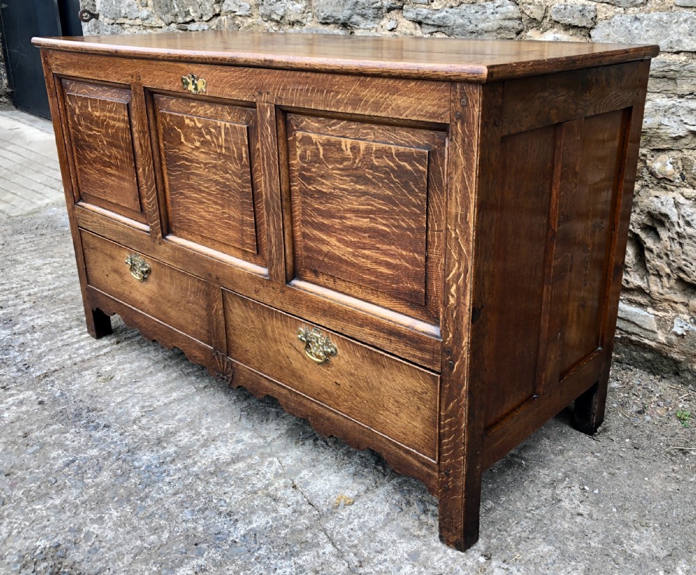Antique Oak Mule Chest View IV