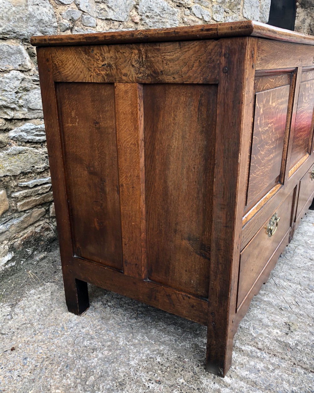 Antique Oak Mule Chest View VIII