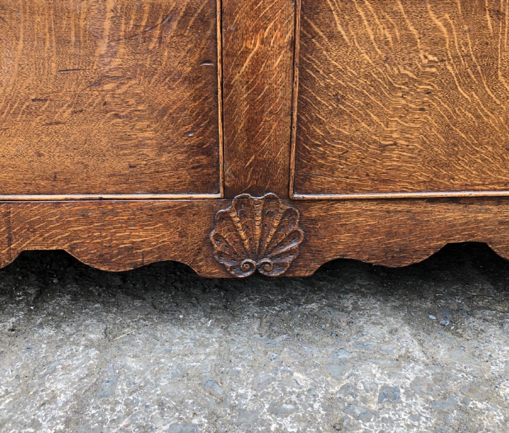 Antique Oak Mule Chest View XI