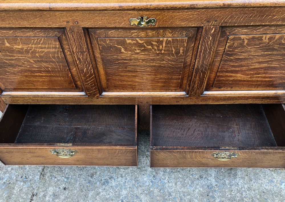 Antique Oak Mule Chest View XIII