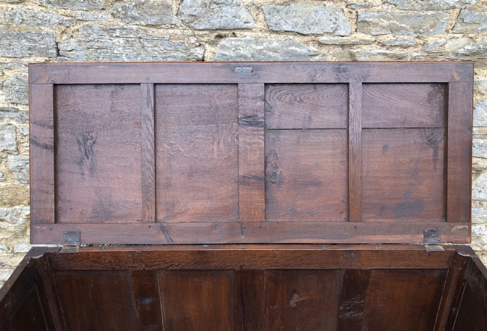 Antique Oak Mule Chest View XVIII